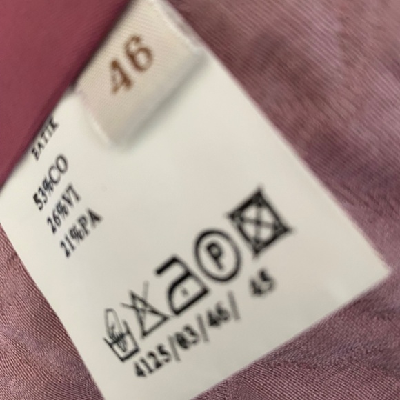 M. Lorenzo suit (skirt and blazer), lilac, EU size 46 - Picture 6 of 6